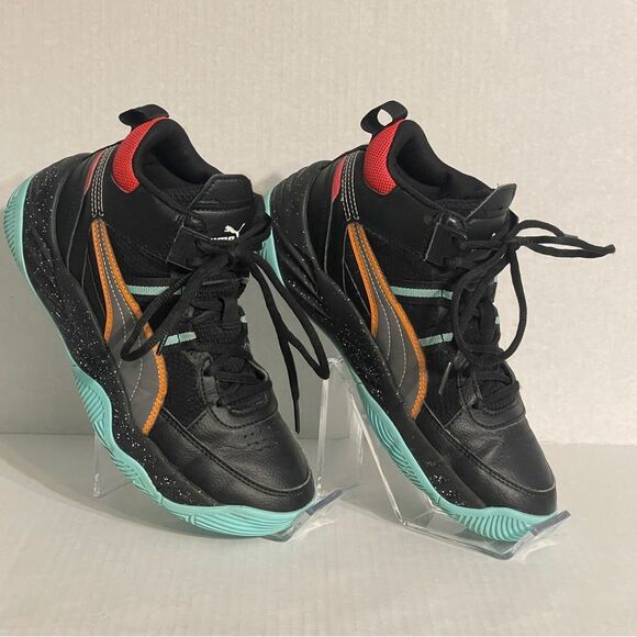 PUMA - Juniors Rebound Future Next Gen Speckle Basketball Shoes, Big Kid size 5 - Picture 4 of 11